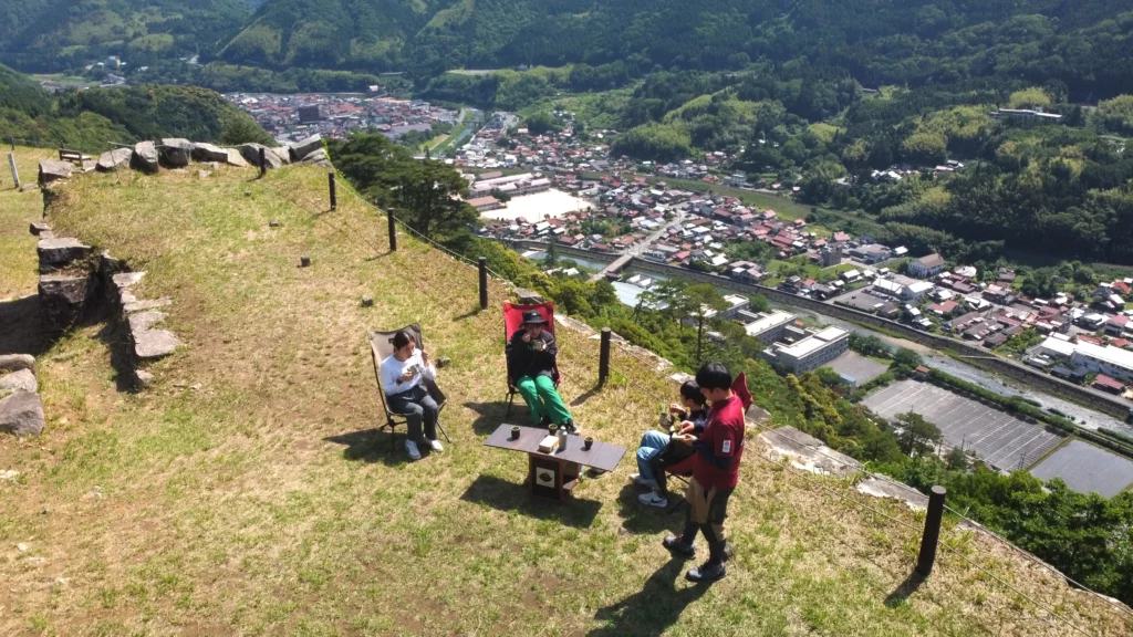 津和野の景色 城跡